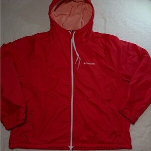 Columbia Women’s Waterproof Hooded Windbreaker Jacket size XL
